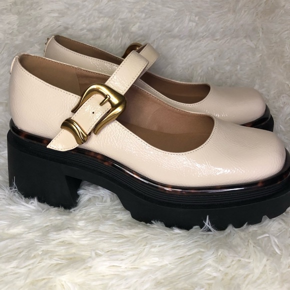 Circus by Sam Edelman Cream Platform Mary Jane Shoes NWOT 9.5 - Picture 9 of 14